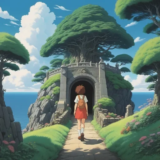 Prompt: Create an ghibli art of this image