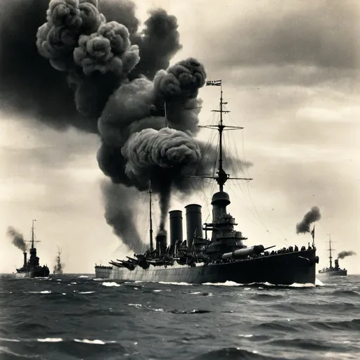 Prompt: The Battle Of Jutland 1916.
