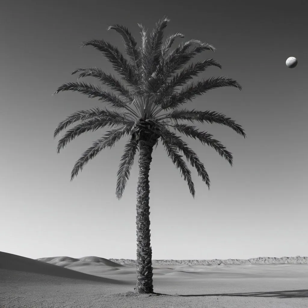 Prompt: a palm tree in venus