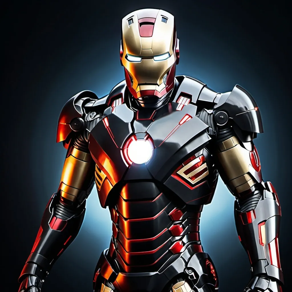 Prompt: Iron man sith lord armor suit