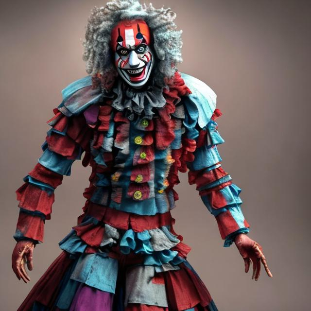 Prompt: cent intelligent the dancing clown  