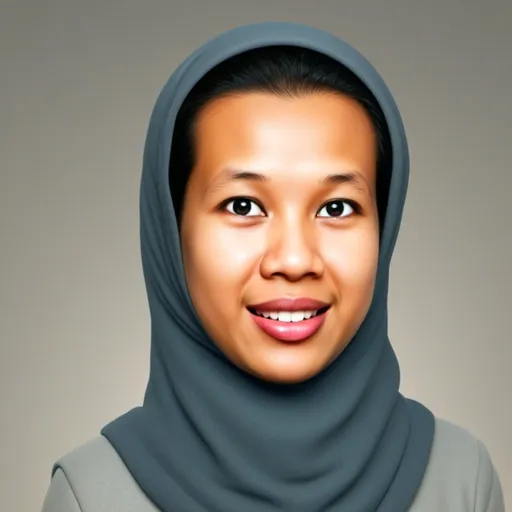 Prompt: Create a full body cartoon style 3D realistic caricature with a large head. an 42 year old Muslim girl wearing a hijab. 3D Cartoon. Background of a sky, professional lighting. masterpiece, best quality, high definition, studio lighting,  sharp focus, Concept Art, 3D rendering.