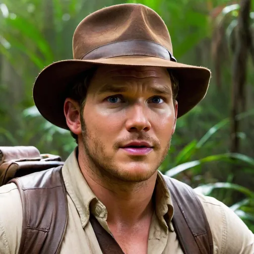 Prompt: Chris Pratt as Indiana Jones.