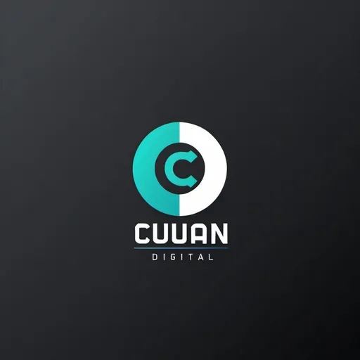 Prompt: Create a modern and professional logo for 'Cuan Digital'. The design should incorporate elements of digital finance and technology. Use sleek, clean lines and a minimalist style. The color scheme should be bold and innovative, reflecting the cutting-edge nature of digital finance. Consider using symbols such as digital graphs, currency signs, or abstract representations of technology. The logo should convey trust, growth, and innovation.