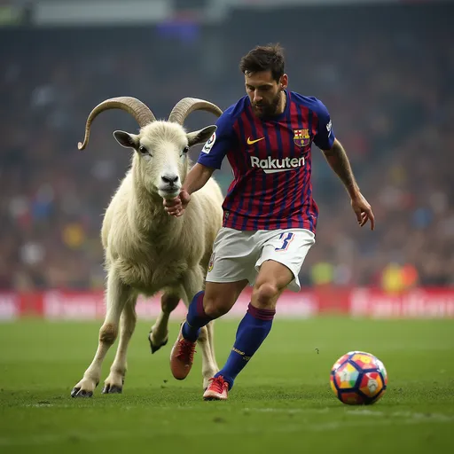 Prompt: messi the goat