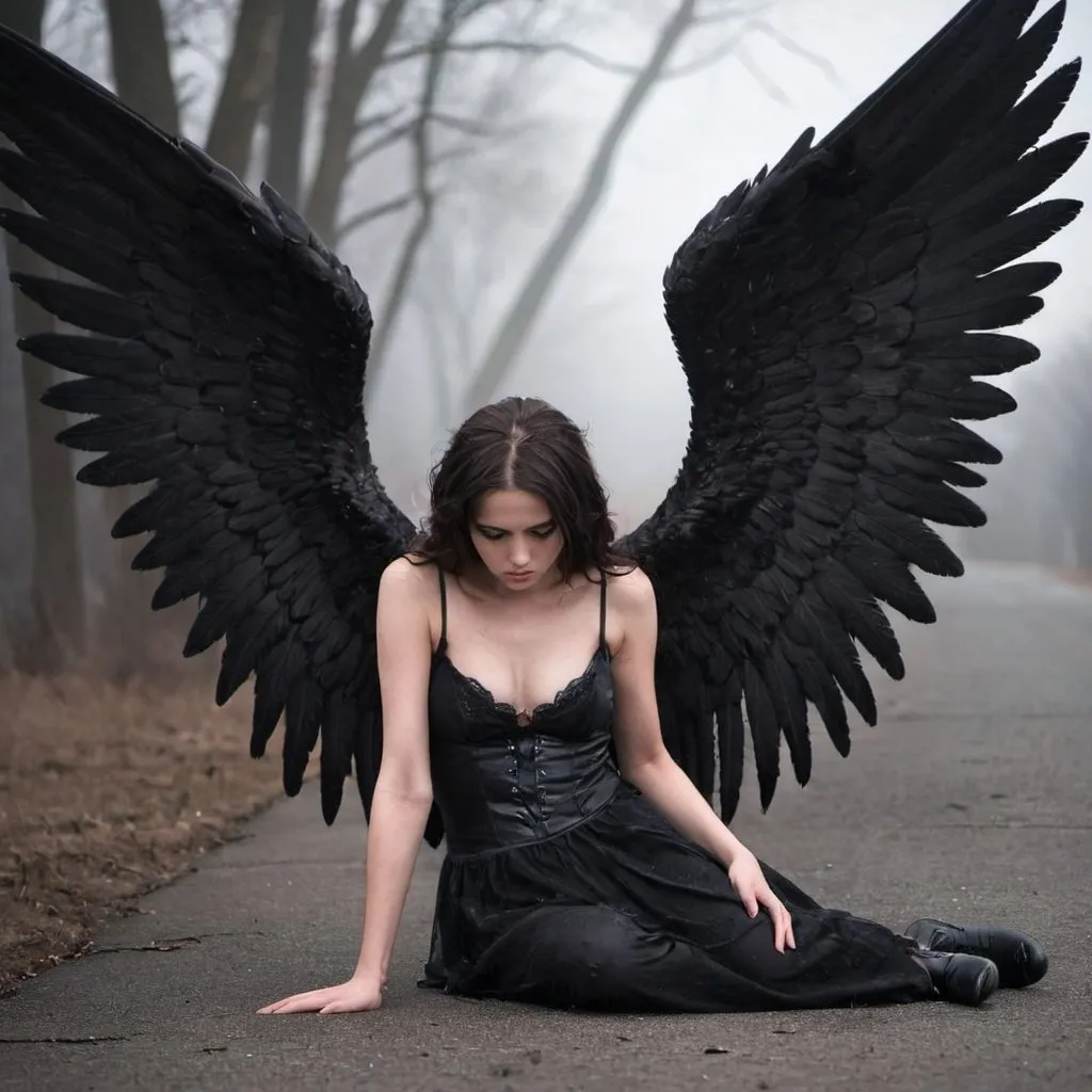 Prompt: FALLEN ANGEL

