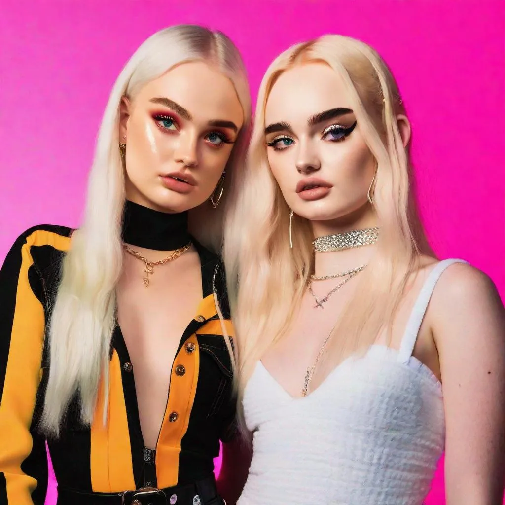 Prompt: sydney sweeny next to kim petras