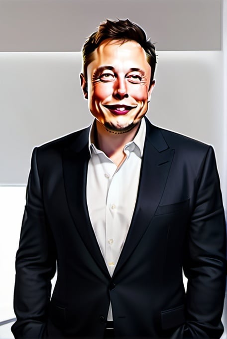 Prompt: Elon Musk eating pizza, realistic digital painting, casual clothing, SpaceX office background, detailed facial features, high quality, realistic, casual, modern, natural lighting