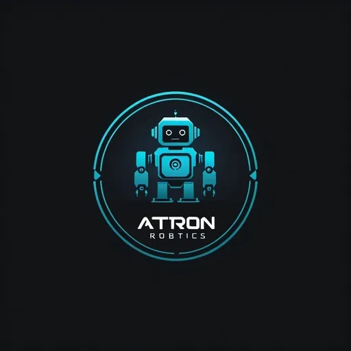 Prompt: LOGO for ATTRON ROBOTICS in minimalistic digital style

