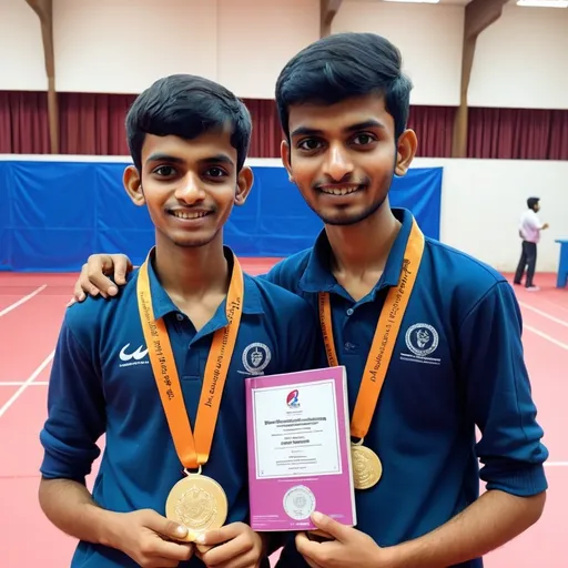 Prompt: Students’ achievement
Yusuf AliB. Tech III CSE Semester, has achieved remarkable success by winning a Gold medal for securing the 1st position in table tennis doubles and a Silver medal for the 2nd position in badminton.where
 
Arnav Dave, a student of BCA V Semester, won a gold medal in the national-level Athlete WMC All India Muay Thai League competition.
Oriental University proudly organized an epic 2-day gaming extravaganza, Omen Arcade, on 10-11 September. Congratulations to our winners and a huge shout-out to all participants for their skills and sportsmanship.
Winners from B. Tech III Semester Computer Science and Engineering:
1.	Shreyansh Mishra 


2.	Omm Behra 

3.	Ujjawal Singh Kushwah 


4.	Tanishq Jain 


Faculty achievement 
Ms. Pakiza Khanwith 3 more authorspublished a book named Principles of Artificial intelligence and Machine Learning with Scicraft Hub Publication in August 2024.


 



Ms. Arpita Gupta published a book namedArtificial intelligence in various sectors with Taran Publication in August 2024.


 


A paper titled "Performance Analysis of Breast Cancer Classification Using Feature Selection and Machine Learning" by Megha Singh, was published in the Journal of Electrical Systems, Volume 20, Special Issue 7S, in 2024.

Dr. Megha Singh has participated a 5 Day online FDP on "Innovation and Protection Strategies for Academic and Industry Interface"from 9-13 September at Oriental University Indore.



 


Department achievement 
On 9th September 2024, the Faculty of Computer Science and Engineering at Oriental University organized an event focused on higher education opportunities in the USA. 

