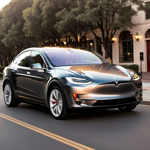 Prompt: Tesla car suv