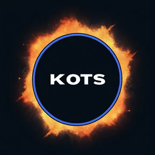 Prompt: Create a Profile Picture that has the words KOTS in the middle of a cool backround
