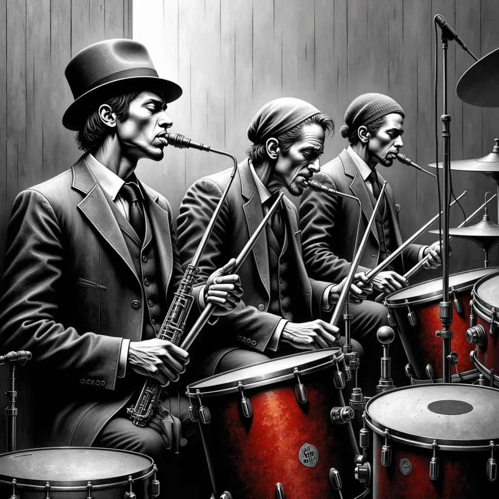 Prompt: The Salvation Army Band