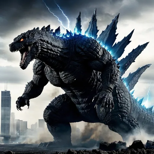 Prompt: Legendary Godzilla From the 2024 movie