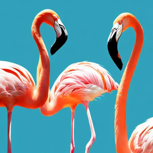 Prompt:  flamingo


