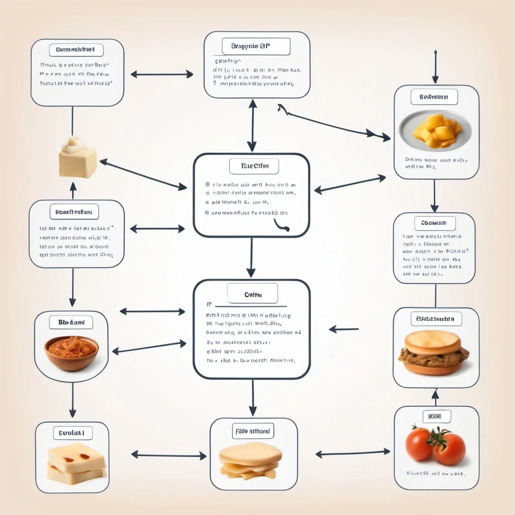 Prompt: CREATE a real picture of Algorithm, like a flow chart showing a recipe to making something