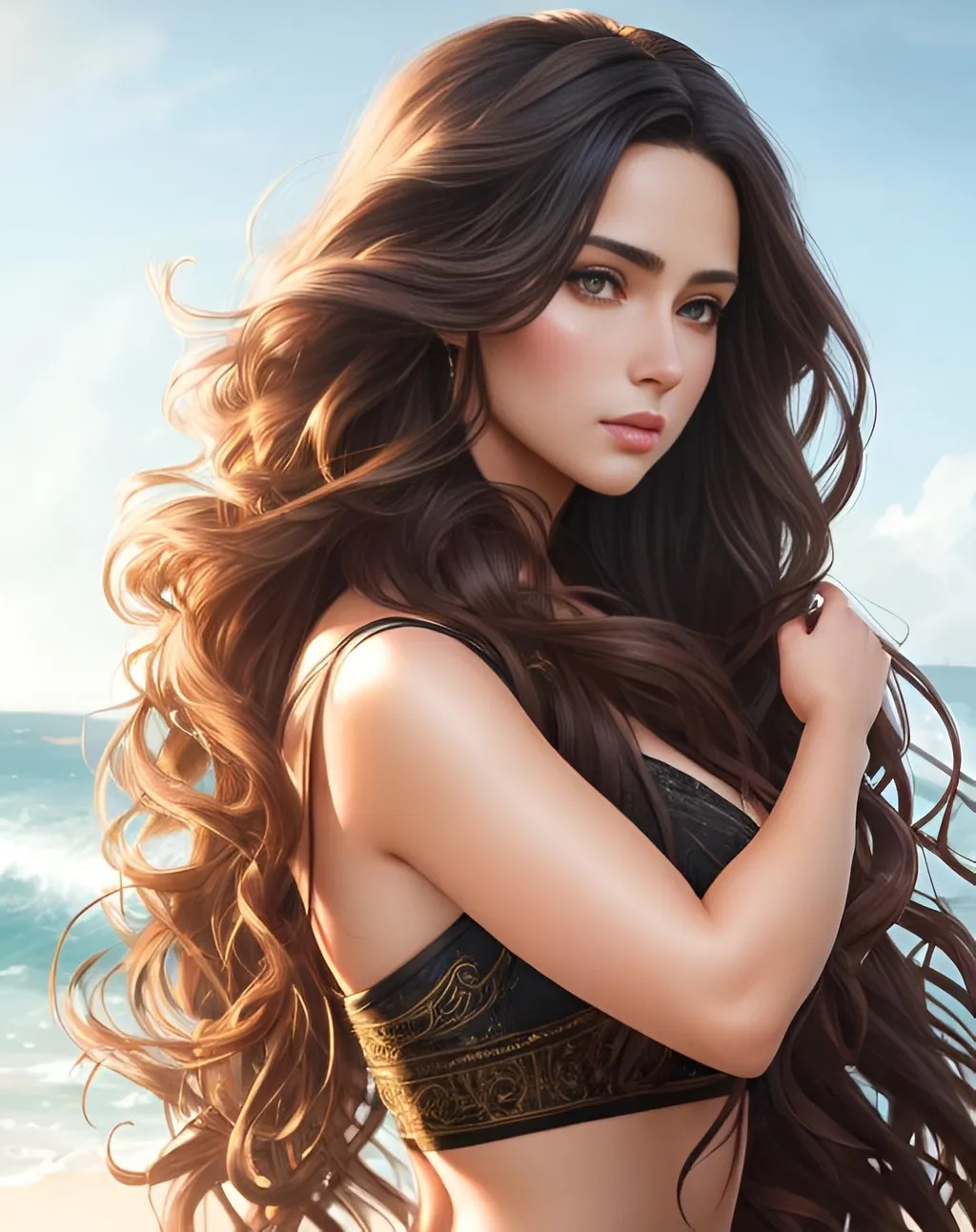 Prompt: photorealistic portrait, a couple of a beautiful girl with long wavy hair and a handsome man with thick hair, perfect composition, detailed face, realistic, super detailed, 8k, high quality, artstation, sharp focus, studio photo, intricate details, highly detailed, by greg rutkowski