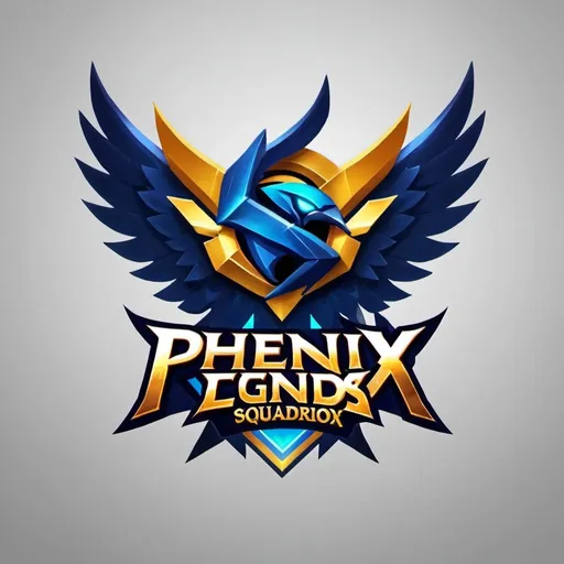 Prompt: make logo for mobile legends team ,  squad name PHENIOX Squadron (NIX)