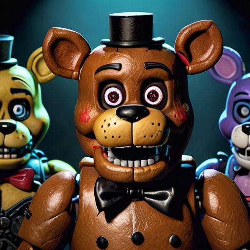 Prompt: FNAF, scary