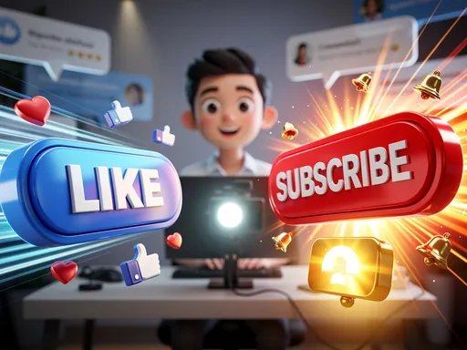 Prompt: Ek 20 second ki story like Subscribe wala 3d story 