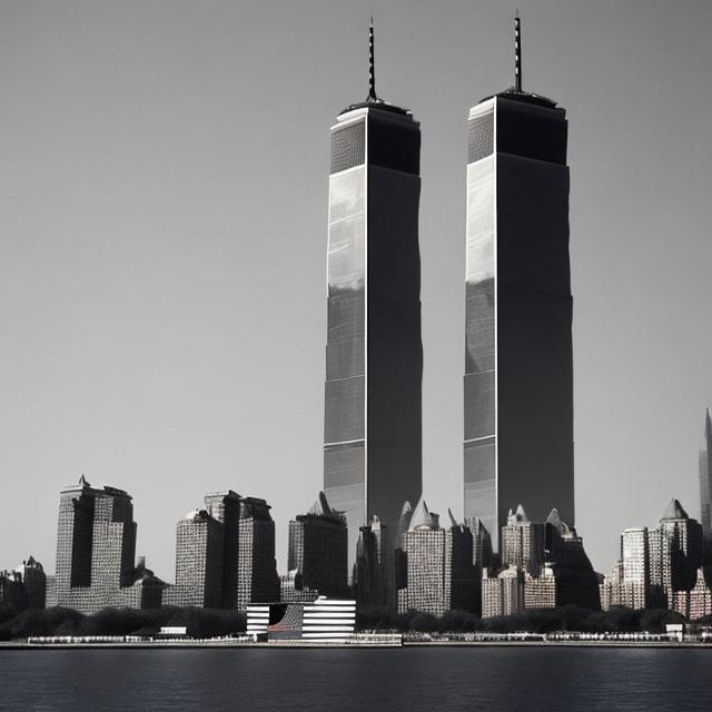 Prompt: 911 and the twin towers