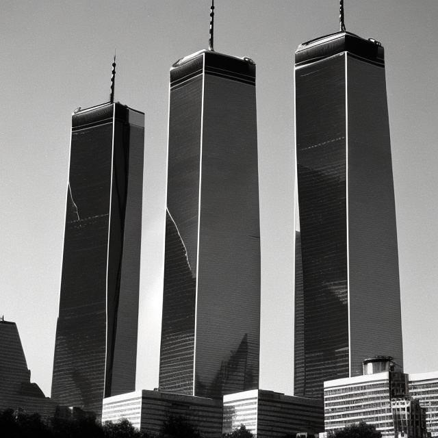 Prompt: 911 and the twin towers