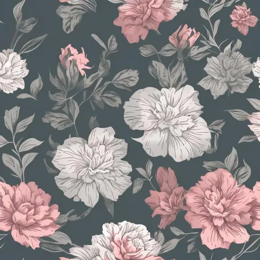 Prompt: floral seamless pattern