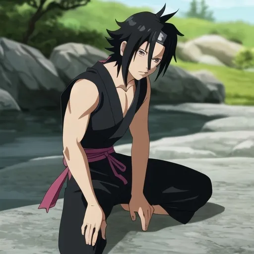 Prompt: sasuke
