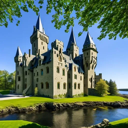 Prompt: castle Celtic architecture
, multiple levels, curtain wall, circular, panoramic view, highly detailed, natural lighting, built on a bluff overlooking a river