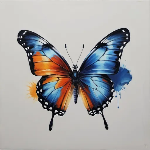 Prompt: A butterfly painting