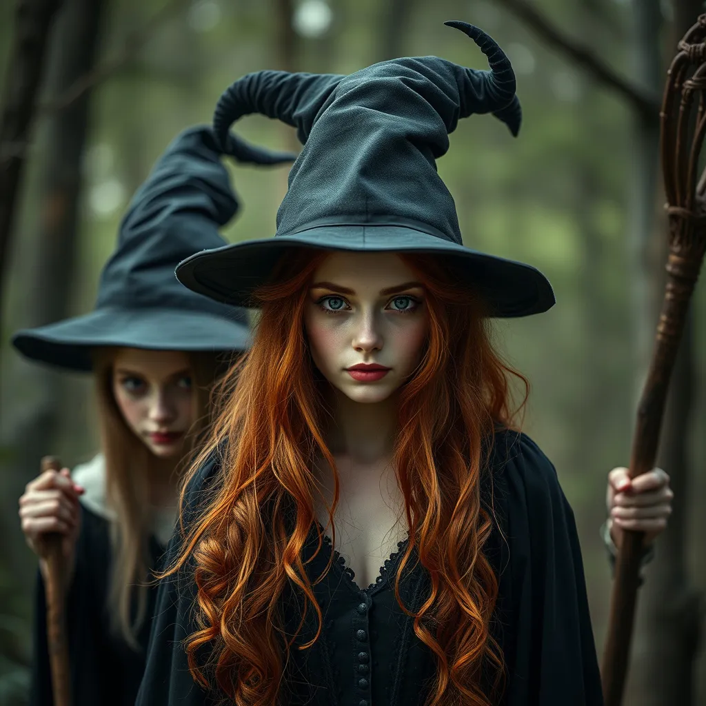 Prompt: redhaired witches 