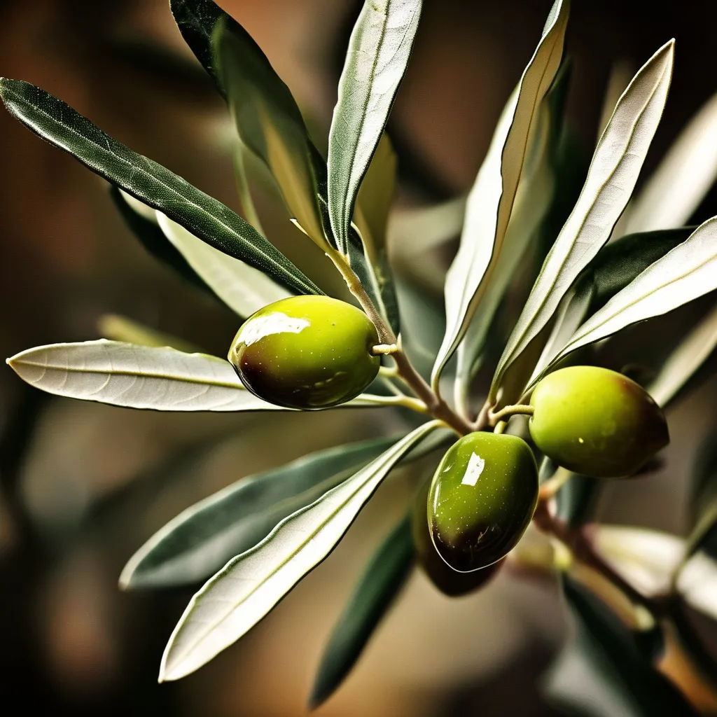 Prompt: close up of a olive