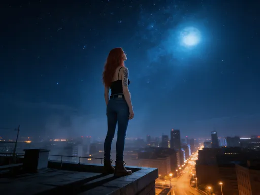 Prompt: The Night is calling with @JUFr57urtmgPMCvUOcm3 
Dymamisches Bild, Kinoplakatwürdig