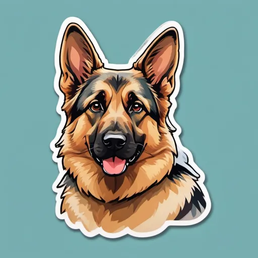 Prompt: cute German Shepherd dog