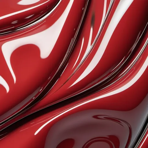 Prompt: (red 
Chrome liquid), smooth and reflective surface, shimmering with silver hues, dynamic flows and rivulets, high gloss finish, intricate patterns formed by the movement of the liquid, subtle play of light creating reflections, (ultra-detailed), (high quality), captivating and mesmerizing visual, backdrop softly blurred to enhance focus on the liquid, cool elegant atmosphere, reminiscent of futuristic designs and advancements.