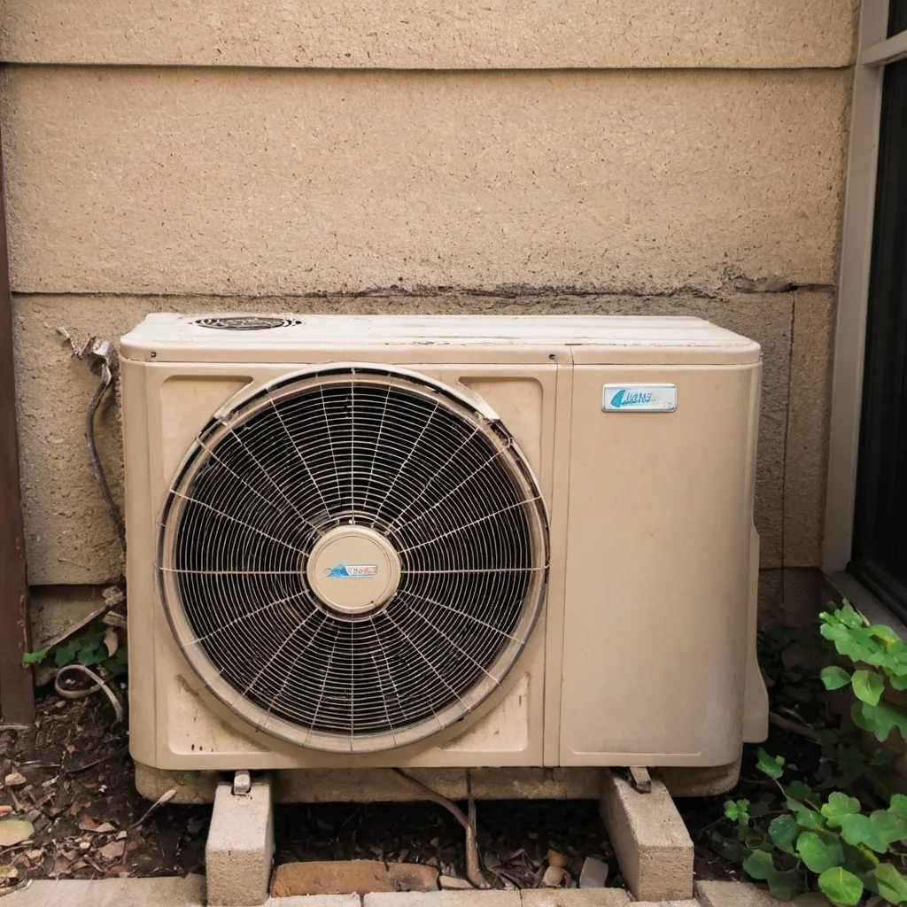 Prompt: old air conditioner