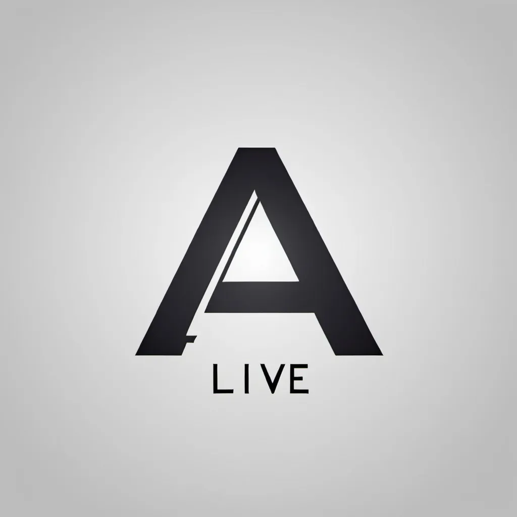 Prompt: make a cool logo saying A  L  I  V  E