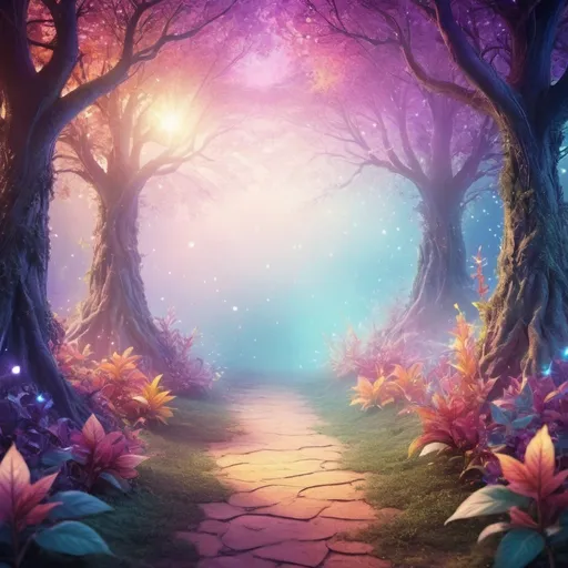 Prompt: Pretty fantasy background with a standing space, 500x500 pixels, magical, vibrant colors, shimmering ethereal lighting, detailed foliage, enchanting atmosphere, high quality, fantasy, mystical, standing space, vibrant colors, detailed foliage, ethereal lighting, magical atmosphere, 500x500 pixels, pretty background