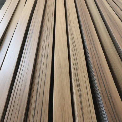 Prompt: Wood slat with more antique look and can be mass produced by machine