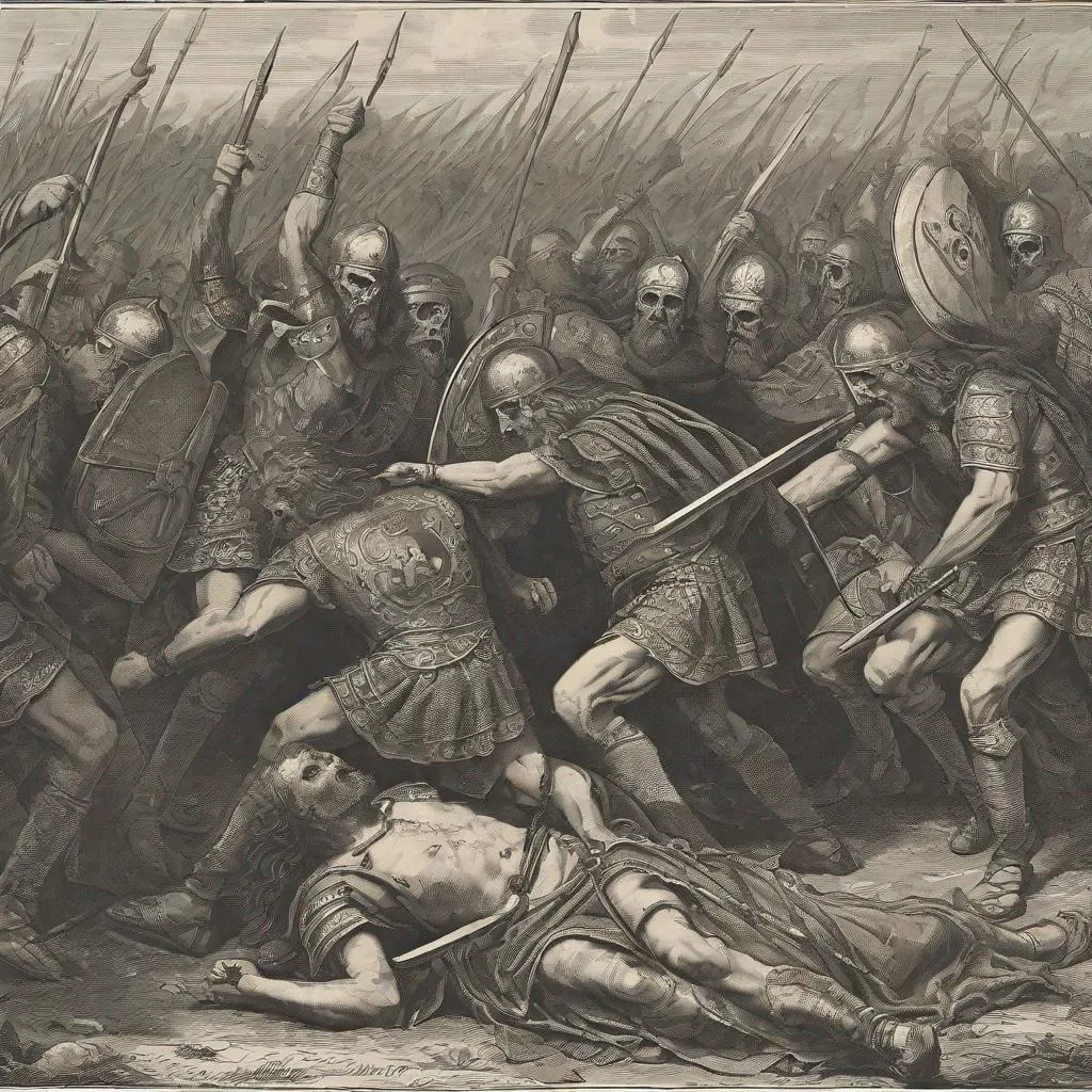 Prompt: Death of the celts