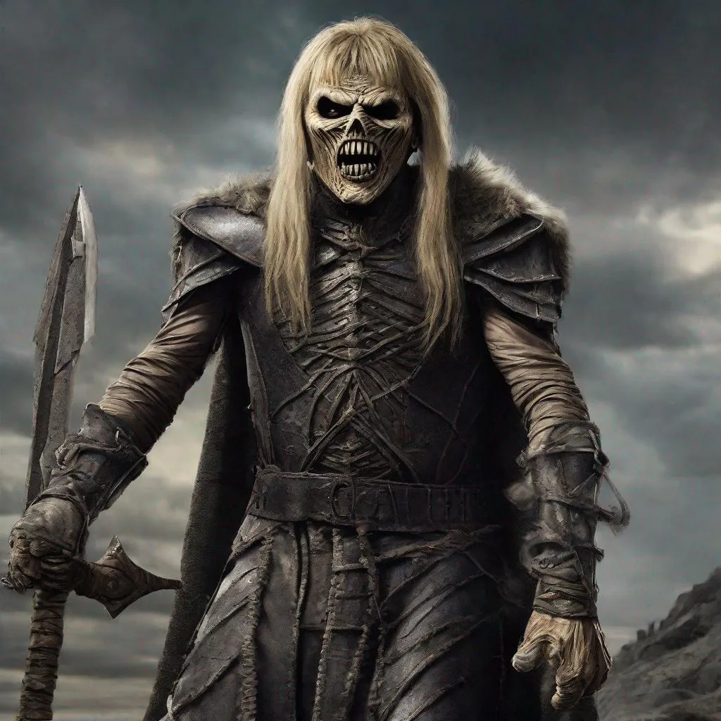 Prompt: Eddie from Iron Maiden in game of Thrones