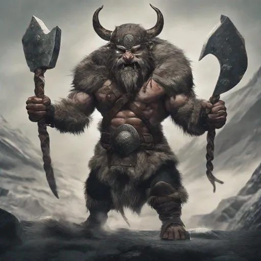 Prompt: Viking beast