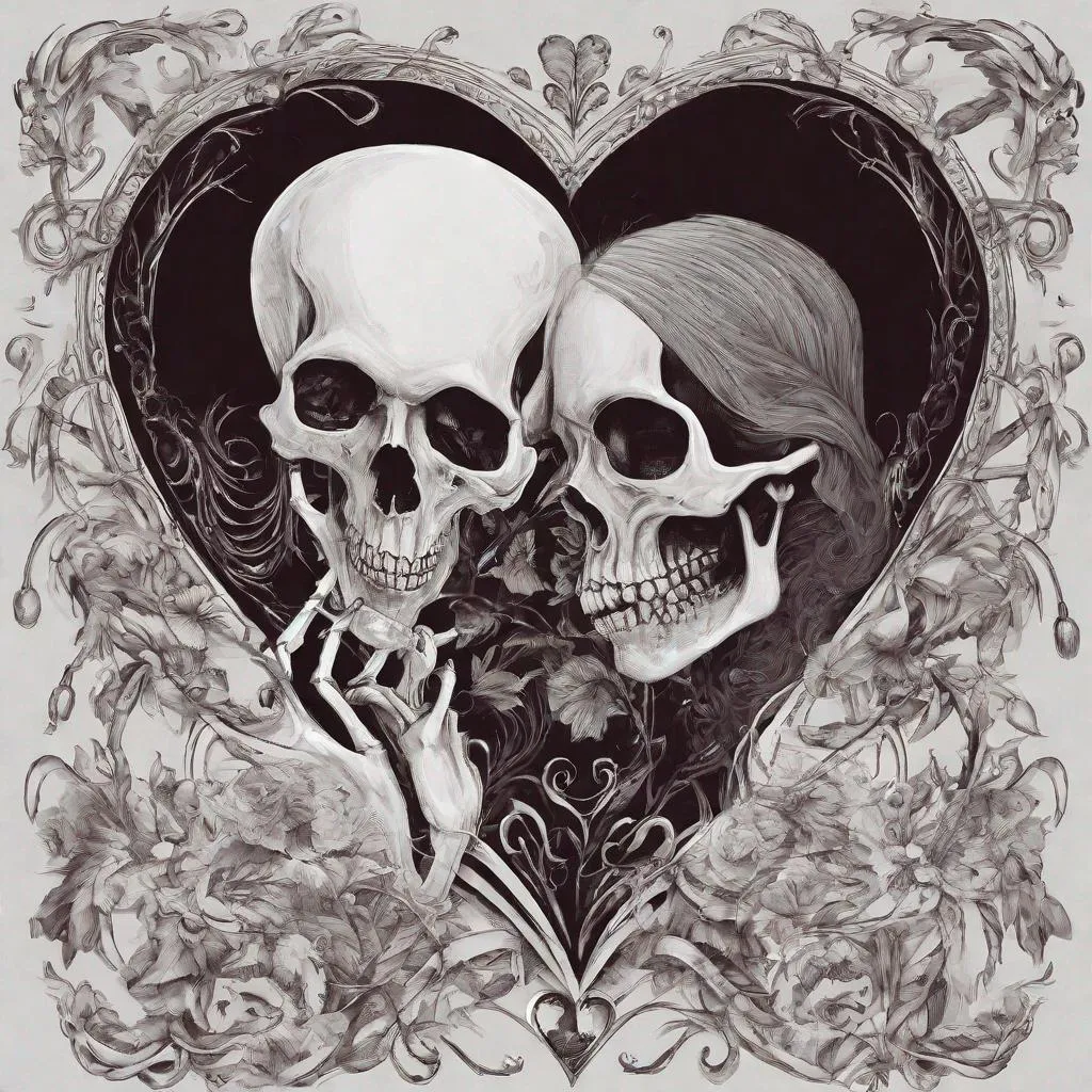 Prompt: Love in death