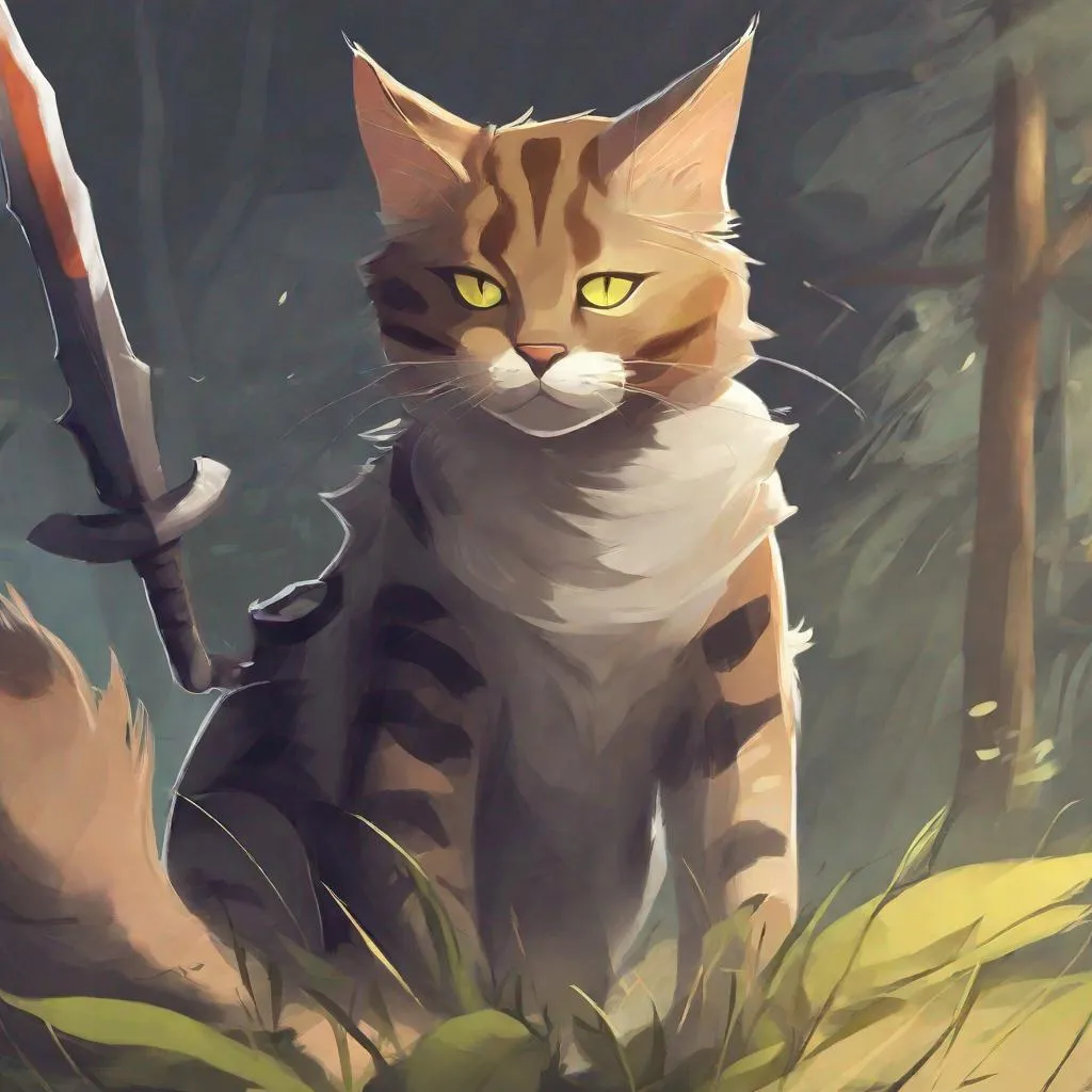 Prompt: Warrior Cat