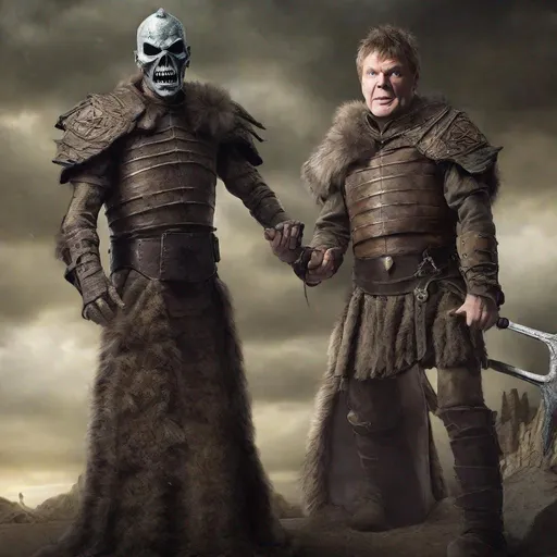 Prompt: Eddie from Iron Maiden in game of Thrones