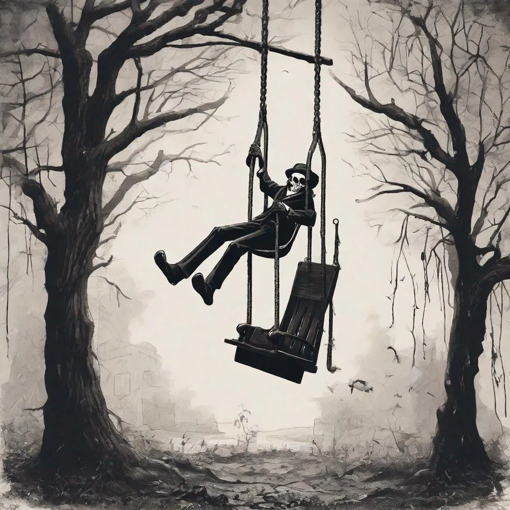 Prompt: Death on a swing