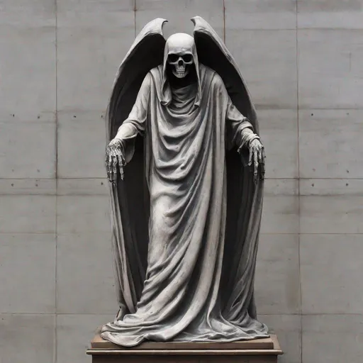 Prompt: Death statue