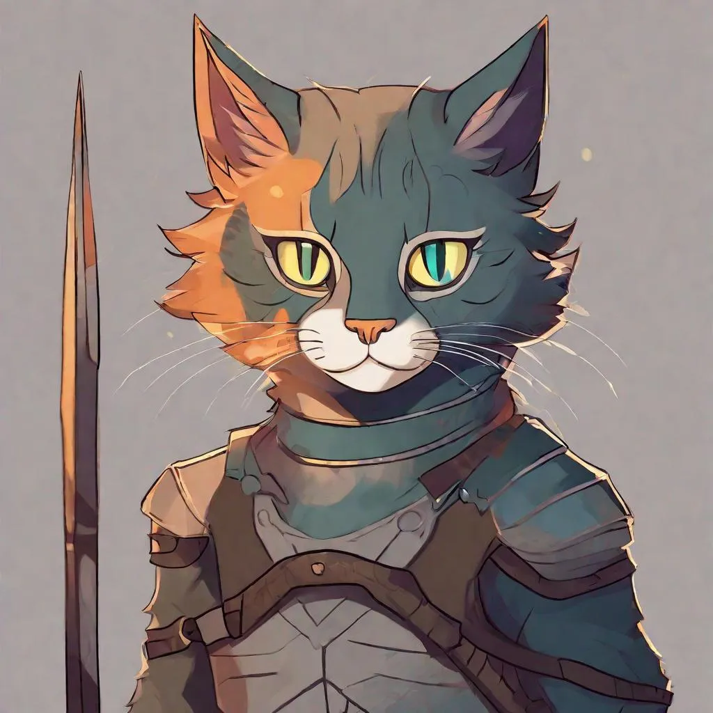 Prompt: Warrior Cat