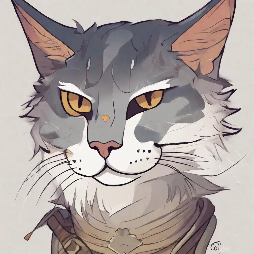 Prompt: Warrior Cat