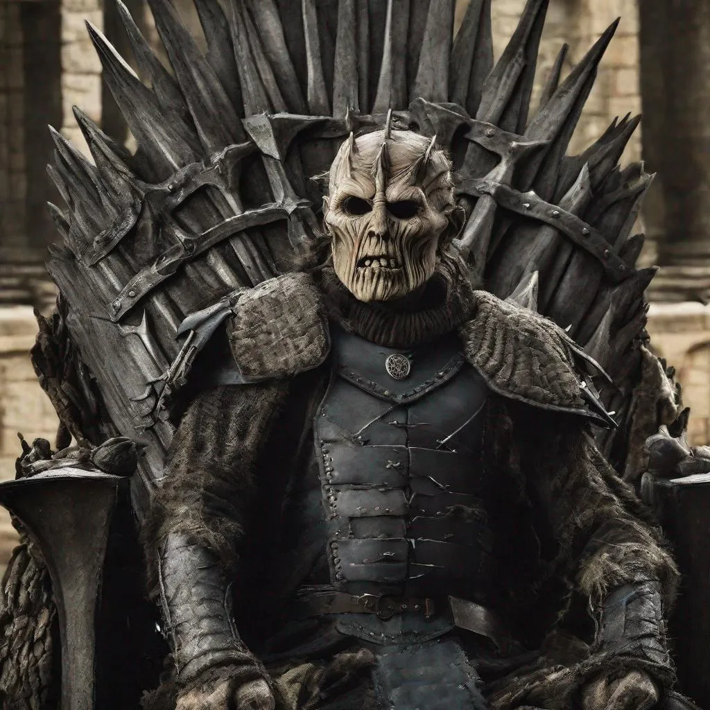 Prompt: Eddie from Iron Maiden in game of Thrones